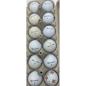 Used TaylorMade Golf Balls Set Of 12 105d